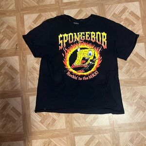 SpongeBob Graphic Tee in Black